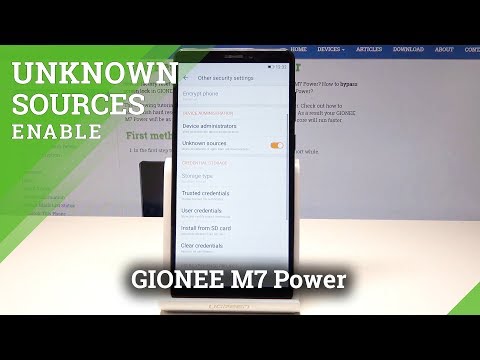 How to Unknown Sources in GIONEE M7 Power - Allow App Installation