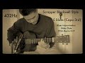 E Blues (Capo on 3rd) Scrapper Blackwell Style Blues Improvisation (A=432Hz) Hideo Date