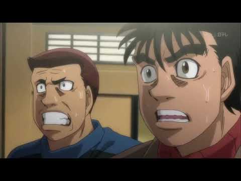 Hajime no Ippo - Takamura press conference with Bryan Hawk