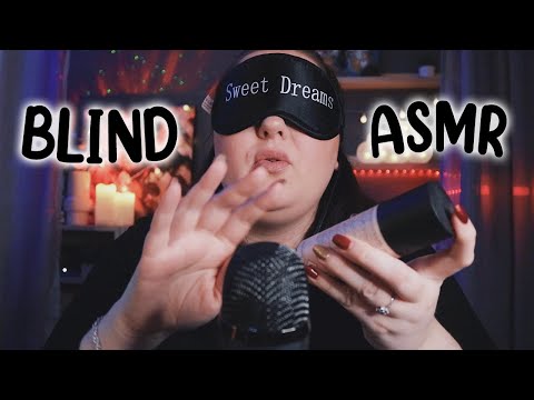 GÖR ASMR FAST JAG SER INGET 🙈 (blind ASMR)