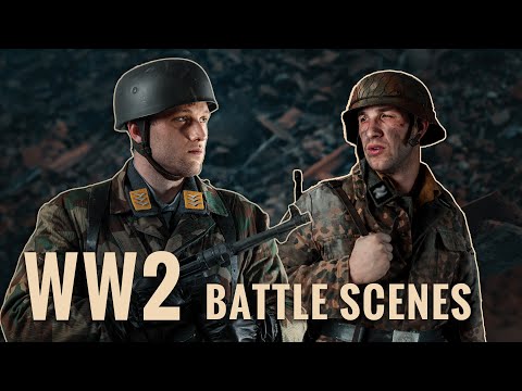 Realistic WW2 Battle Scenes (Berlin 1945, Paratrooper)