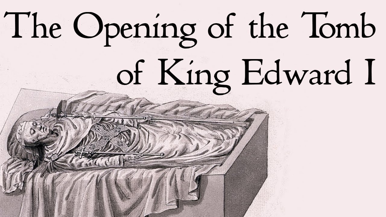 The Opening of the Tomb of King Edward I in Westminster Abbey