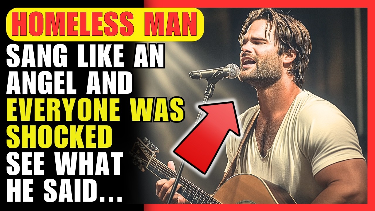 HOMELESS MAN SANG AND DID SOMETHING UNBELIEVABLE ON STAGE. HE SAID HE WANTED TO...