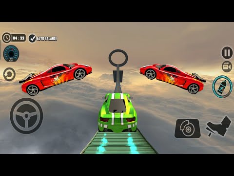 Impossible Stunt Car Tracks 3D - Green & Red Car Driving Stunts - Android Gameplay
