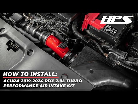 How to Install : Acura 2019-2024 RDX 2.0L Turbo HPS Performance Air Intake Kit