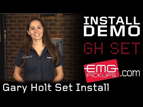 EMG Gary Holt Signature Pickup Set Installation