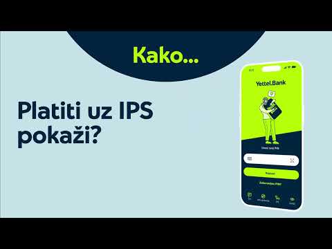 Kako platiti račun uz IPS Pokazi - Yettel Bank
