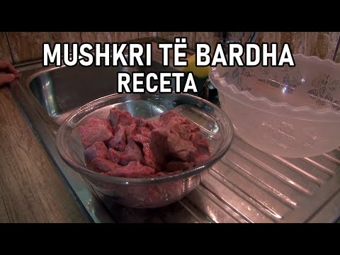 Përgatitja e mushkrive të bardha të lopës