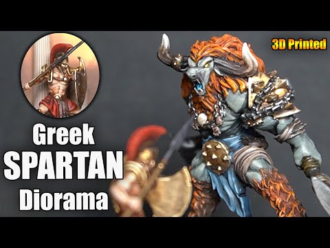 3D Printing the best Greek Diorama of my dreams | Patreon STL Review