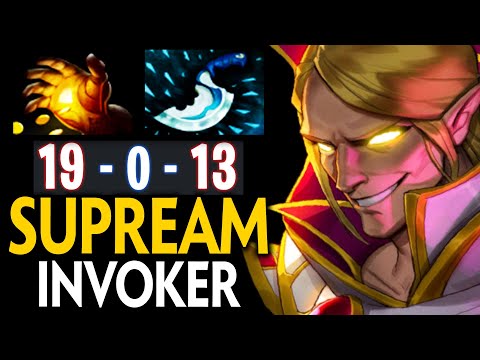 19 KILLS 0 DEATH BEAUTIFUL SCORE | EPIC MASTER INVOKER SUPREAM | Dota 2 Invoker