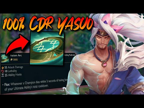 SEASON 12 YASUO BUT WITH 100% CDR FOR INSTANT ULTS - League of Legends