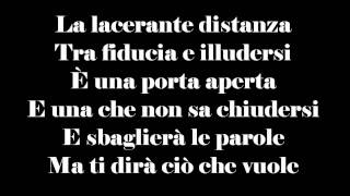 Tiziano Ferro - La paura che lyrics 2011