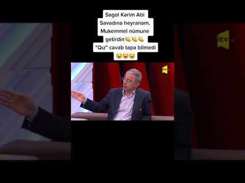 Meyxanaçı Kərim abi super cavabı