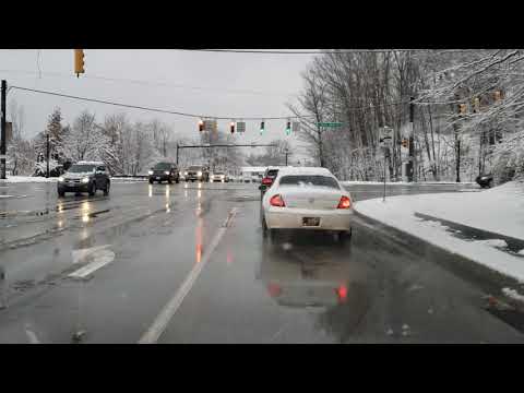 December snow 2020 Erie PA