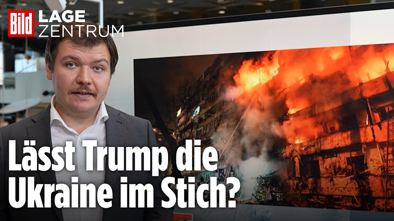 Horror-Nacht in Kiew! Was Trump damit zu tun hat | BILD Lagezentrum