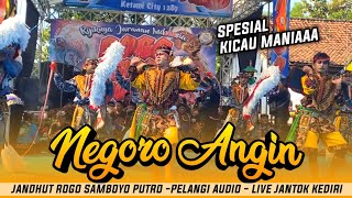 Download lagu NEGORO ANGIN   KICAU MANIAA🔥JANDHUT ROGO SAMBOYO PUTRO Live Jantok Kediri 2026 mp3