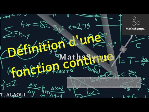 Fonction continue - Définition
