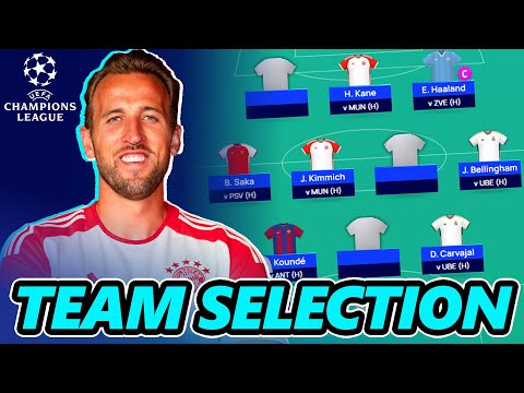 MY CHAMPIONS LEAGUE FANTASY TEAM SELECTION | MD1 - YouTube