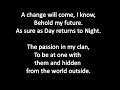 Lisa knapp - A Promise That I Keep (Lyrics | Lyric Video) Wolfblood Theme