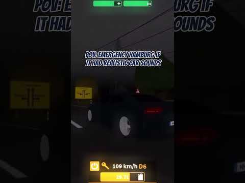 POV: Emergency Hamburg if it had realistic car sounds #roblox #robloxemergencyhamburg #hellcat