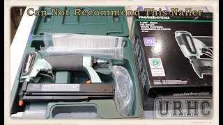 Metabo HPT NP35A Pin Nailer Kit Review. First Use Not Good