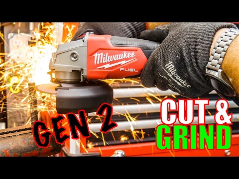 POWER & CONVENIENCE! Gen2 Milwaukee 2880 M18 FUEL 4-1/2" Angle Grinder