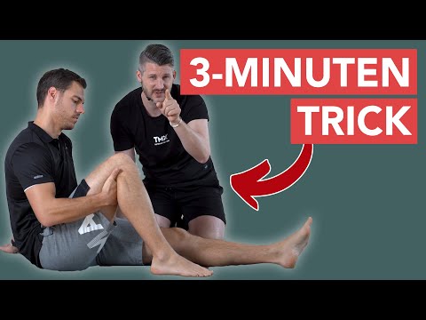 The 3-minute trick for knee pain 🦵✅ How to get rid of it so quickly