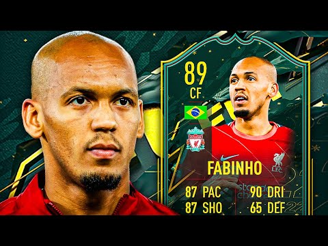 THIS CARD IS BROKEN! 🔥 89 WINTER WILDCARD FABINHO PLAYER REVIEW! - FIFA 22 Ultimate Team