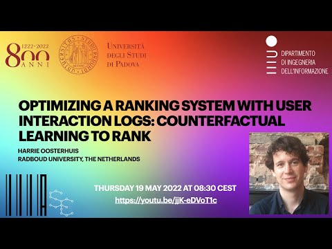 Optimizing a Ranking System with User Interaction Logs: Counterfactual Learning to Rank