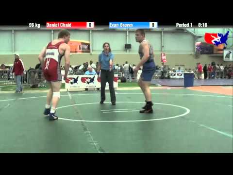 Daniel Chaid vs. Evan Brown at 2013 ASICS University Nationals - FS