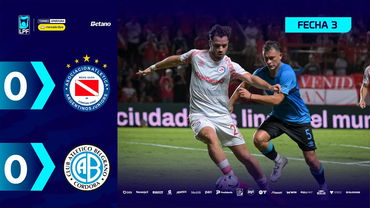 Argentinos Juniors vs Club Atlético Belgrano Highlights