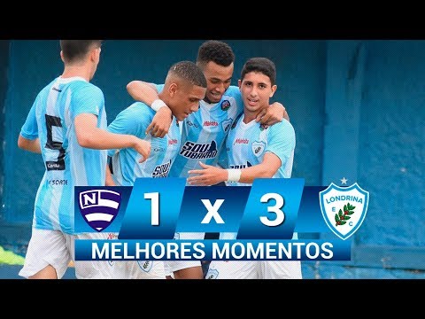 NACIONAL A. C  1 X 3 LONDRINA - SUB-19