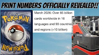 The Pokemon Company Print Numbers Are Officially Out!!