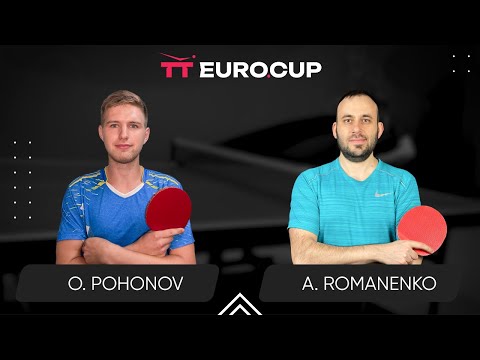 20:05 Oleksandr Pohonov - Andrii Romanenko 01.07.2024 TT Euro.Cup Ukraine Professional. TABLE 4
