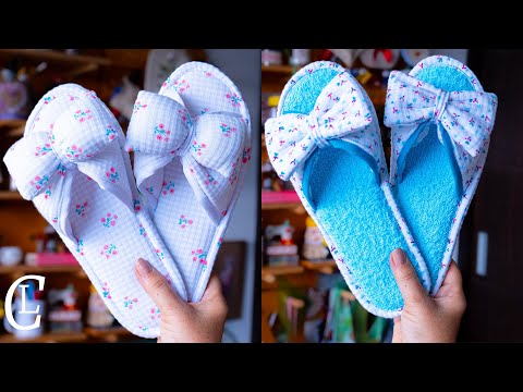 PANTUFLAS con LUZKITA paso a paso, Para mamaá/IDEA de EMPRENDIMIENTO/3 modelos/Tutorial de costura