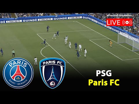 🔴Live- PSG vs Paris FC | Coupe de France 2025/26 Match | PES21 Game Simulation
