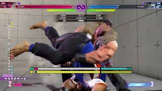 【スト６】アレックス コンボ・連携(SA1 レイジングスピアー関係)