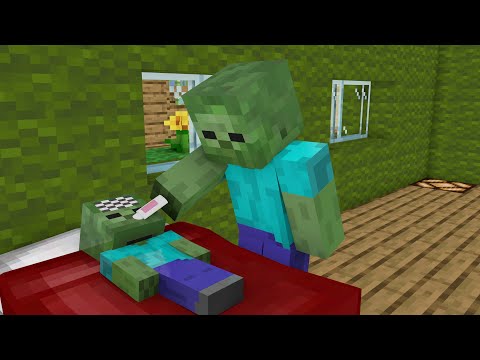 Baby Zombie And Dad 2 - Minecraft Animation