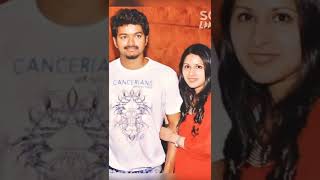 Vijay and wife Sangeeta Sornalingam#short #song #s