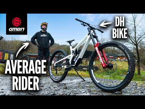 How Much Faster Can A Downhill Bike Make You? | Average Rider Vs DH Bike