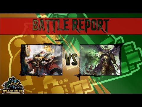 !!!NEU!!! DEATHGUARD + MORTARION  VS. Adepta Sororitas 2000 Pts - Competitive Batrep - Battlereport