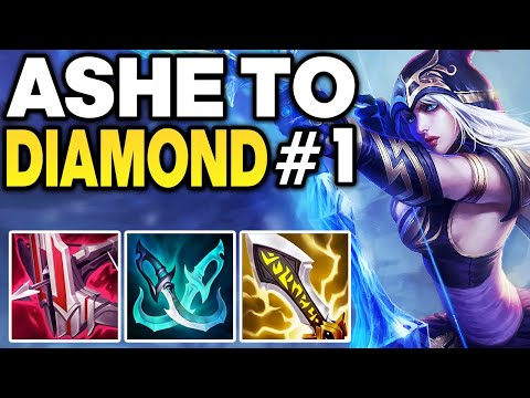 How to play Ashe in Low Elo - Ashe Unranked to Diamond #1 | League of Legends