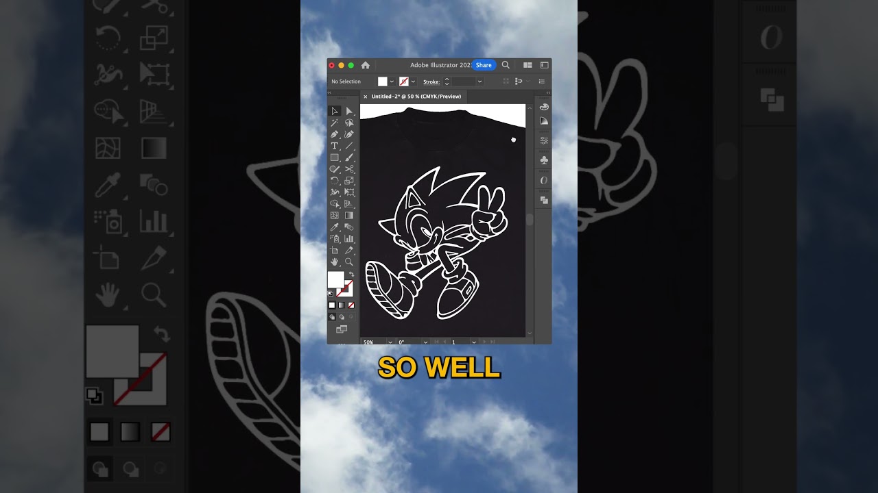 How to Invert Graphics for T-Shirts in Adobe Illustrator (Graphic Design Tips)