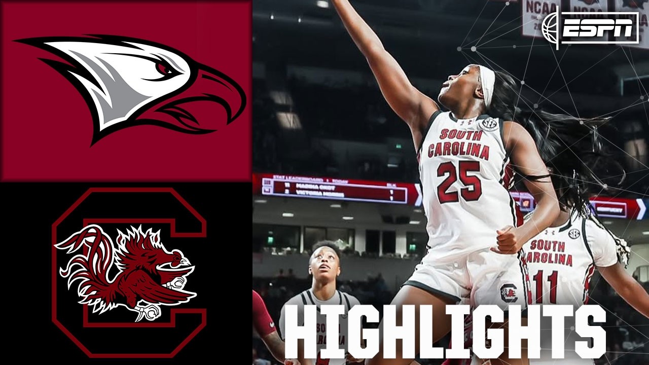 DOMINATION 🔥 North Carolina Central Eagles vs. South Carolina Gamecocks | ESPN CBB