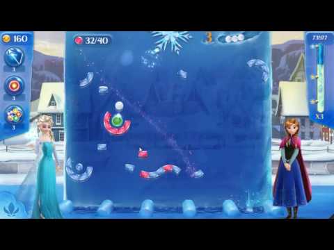 Frozen Free Fall: Icy Shot Level 35 - NO BOOSTERS ☃☃☃