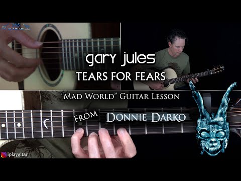 Mad World Guitar Lesson - Gary Jules/Tears for Fears