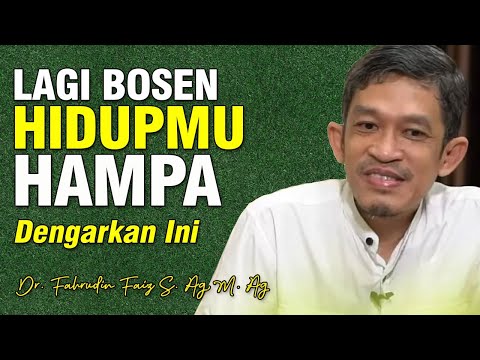 Dengarkan Saat Hidupmu Sumpek & Tidak Semangat | Dr. H. Fahruddin Faiz, S.Ag M.Ag | Ngaji Filsafat