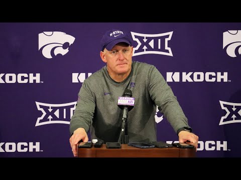 Kansas State Football | Chris Klieman Postgame Press Conference | K-State 37, Texas Tech 28