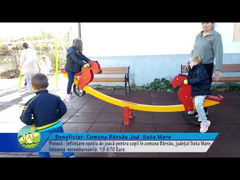 GAL Somes-Codru - Infiintare Spatiu de Joaca pentru Copii in Comuna Barsau