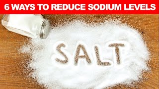 How To Reduce Sodium Levels In Your Body Fast
